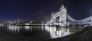 Tower Bridge over the Thames by night, London, England, Great Britain, Tower Bridge over the Thames by night, London, England, Great Britain,